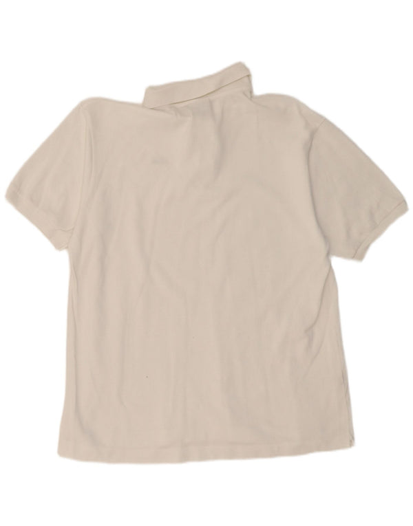 LACOSTE Muška polo majica Veličina 6 XL bijeli pamuk