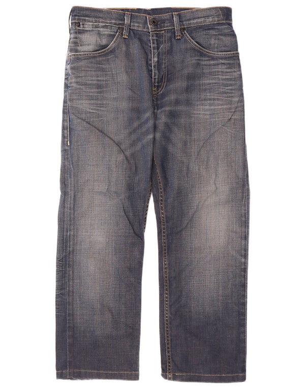 Levi's muške ravne traperice W34 L29 plavi pamuk