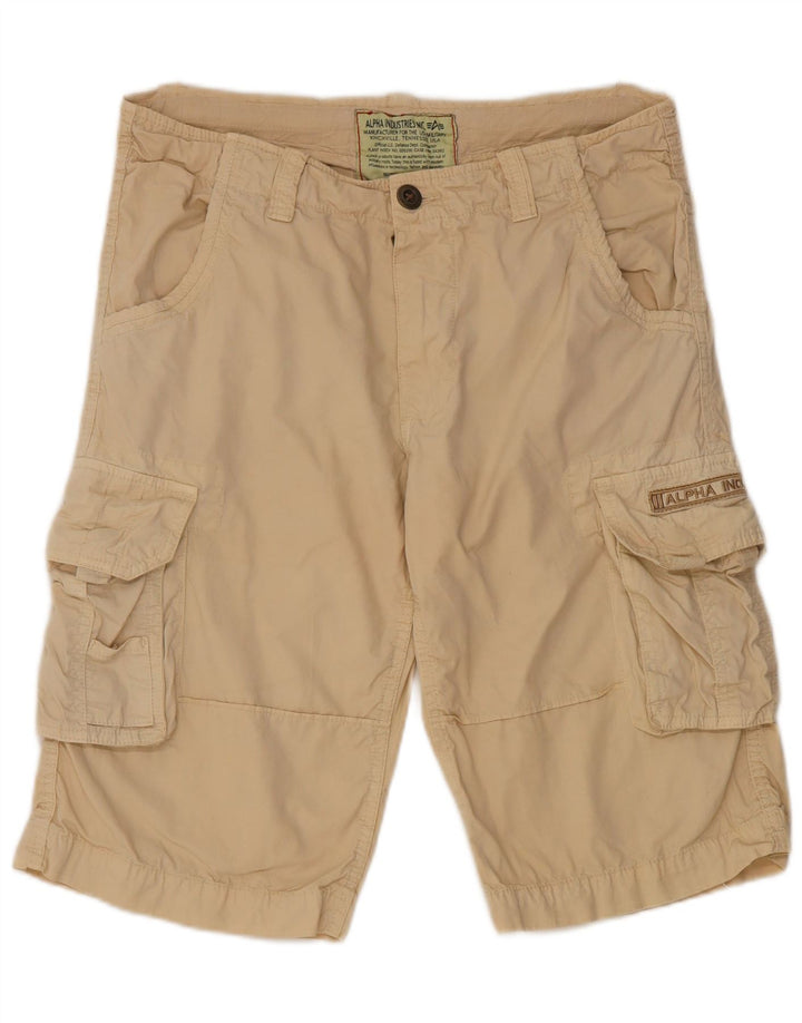 Muške kargo kratke hlače Alpha Industries W32 srednje bež