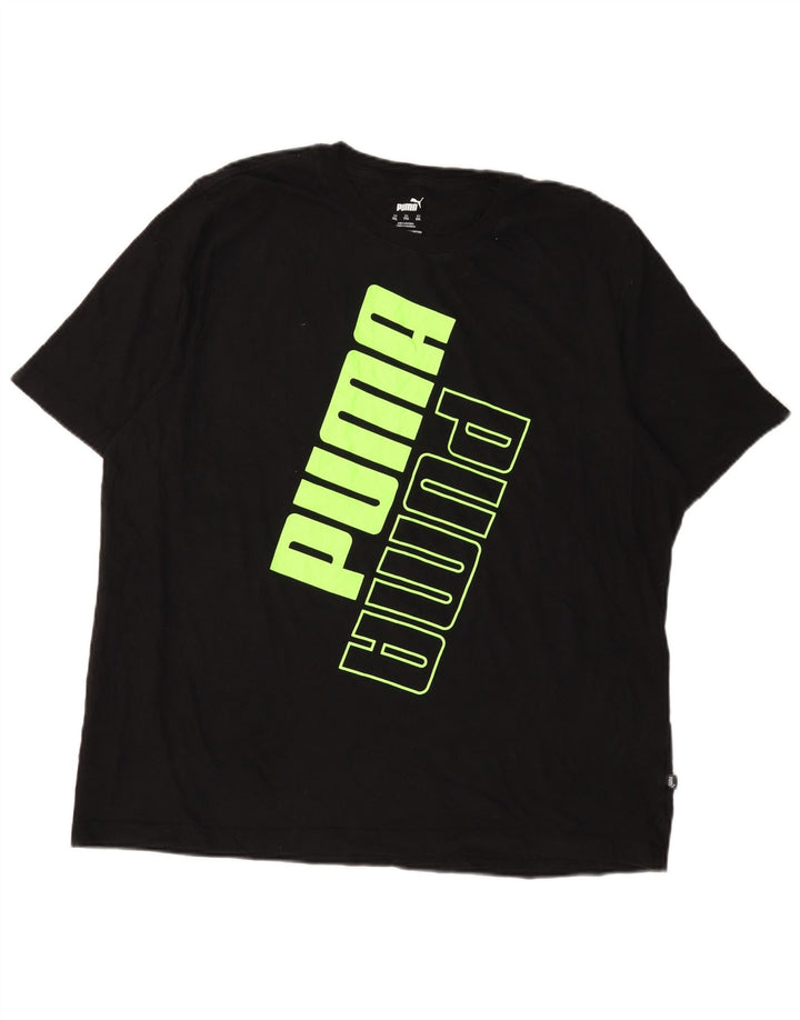 Puma muška majica s grafičkim motivima 2XL crna