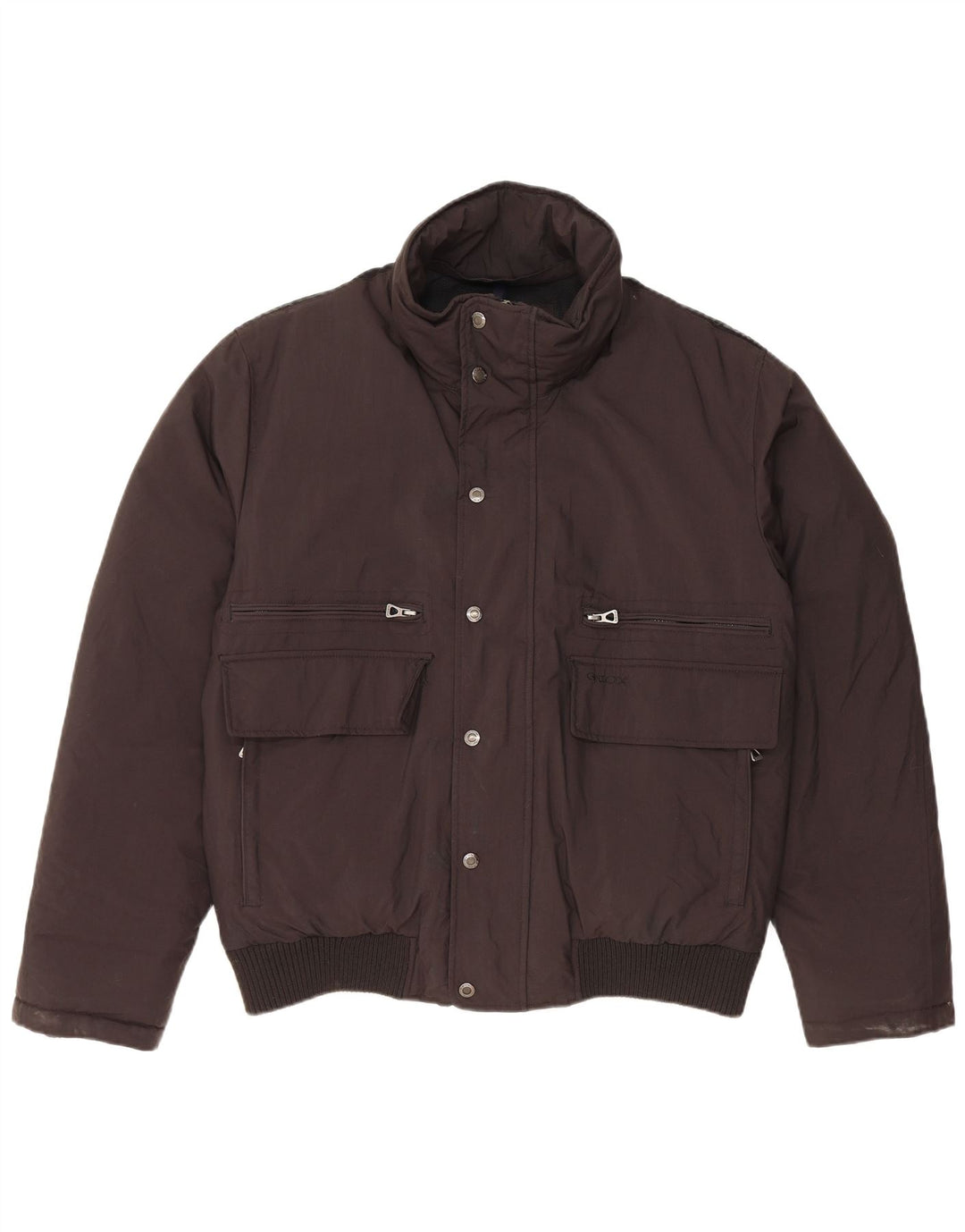 GEOX muška podstavljena jakna UK 40 veliki crni poliamid