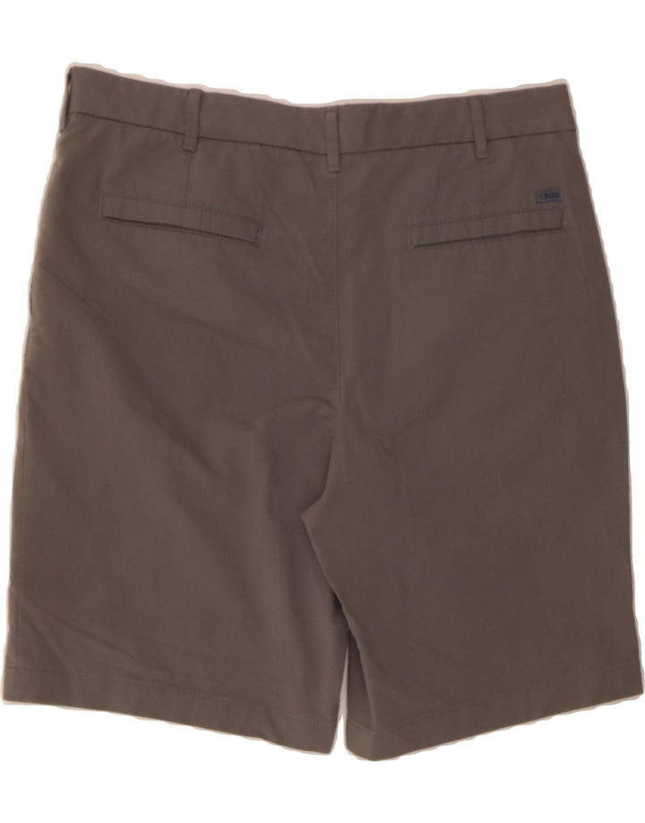 IZOD Mens Chino Shorts W34 Large  Grey Cotton Vintage Izod and Second-Hand Izod from Messina Hembry 