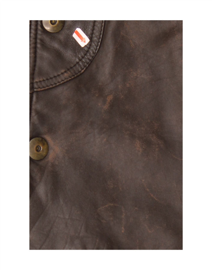 MARCOS Muški kožni kaput IT 50 Large Brown Leather
