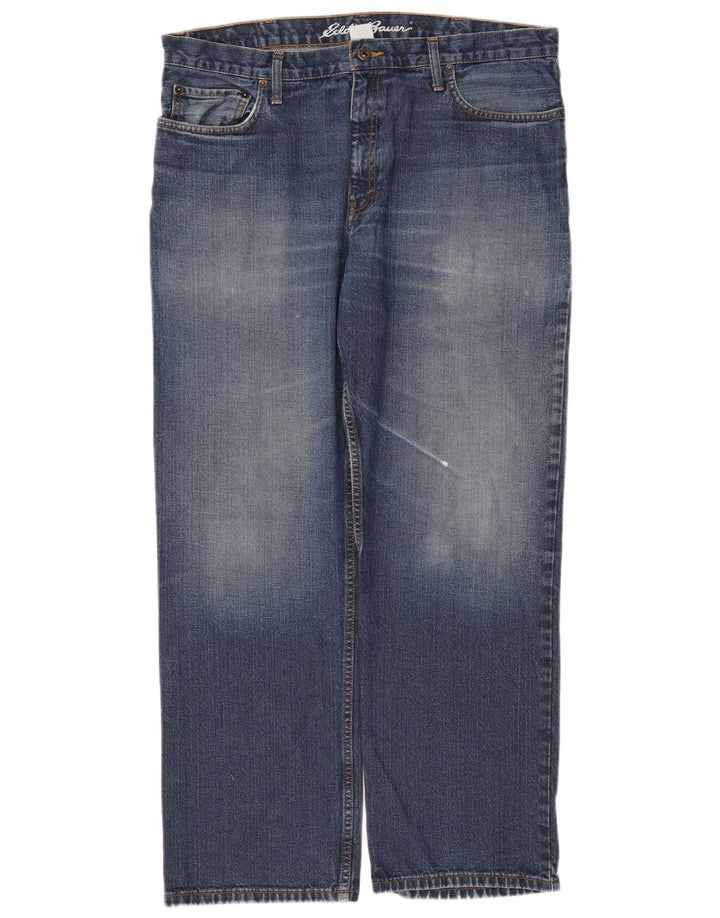 Eddie Bauer muške ravne traperice W36 L30 plavi pamuk