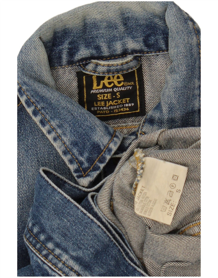Lee ženska jakna od kratkog trapera UK 10 Small Blue Cotton