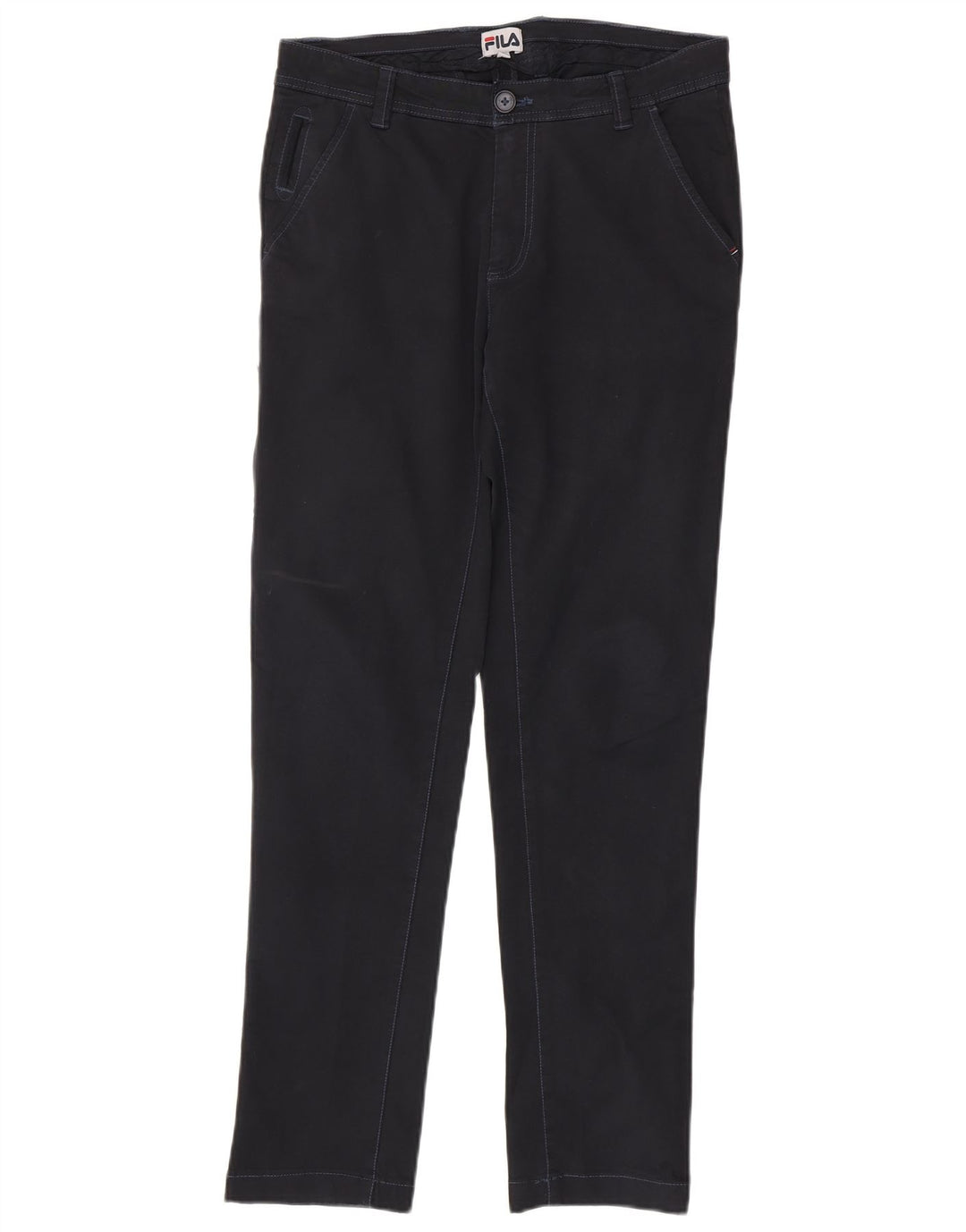 Muške uske chino hlače Fila IT 46 male W36 L30 tamnoplave