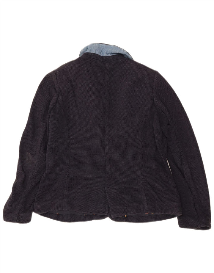 Joules Ženska jakna s 2 gumba UK 12 Srednja tamnoplava merino vuna