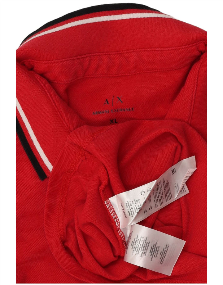 Armani Exchange muška polo majica XL crvena pamuk