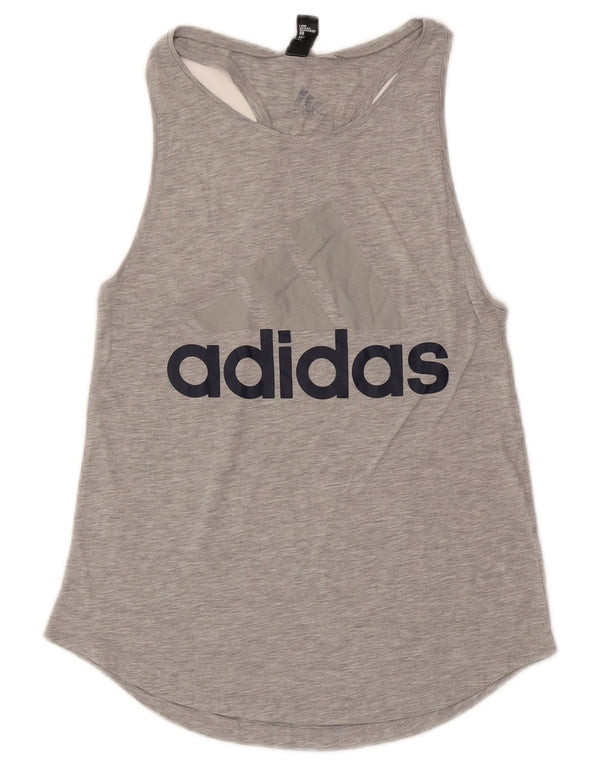 Adidas ženski grafički prsluk UK 10 Small Grey