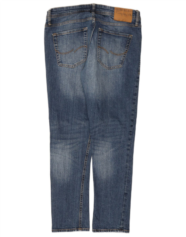 JACK & JONES Muške uske traperice W34 L30 Plavi pamuk