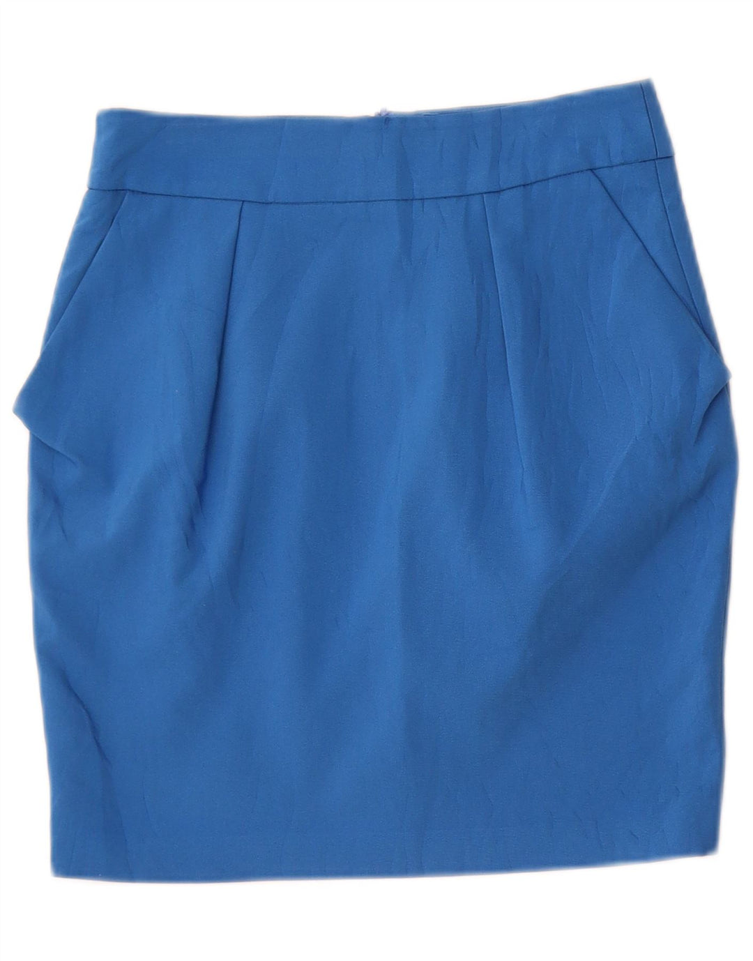 Zara ženska mini suknja mala W26 plavi poliester