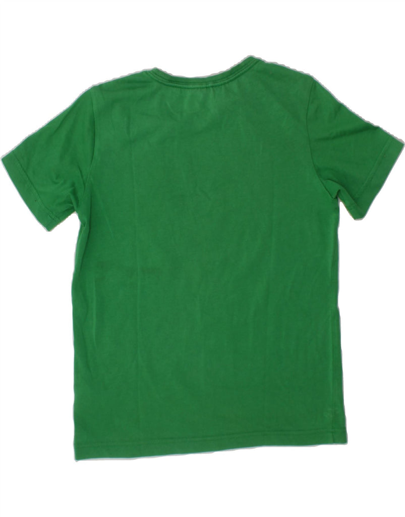 ADIDAS Boys Football Graphic T-Shirt Top 9-10 Years Green Cotton Vintage Adidas and Second-Hand Adidas from Messina Hembry 
