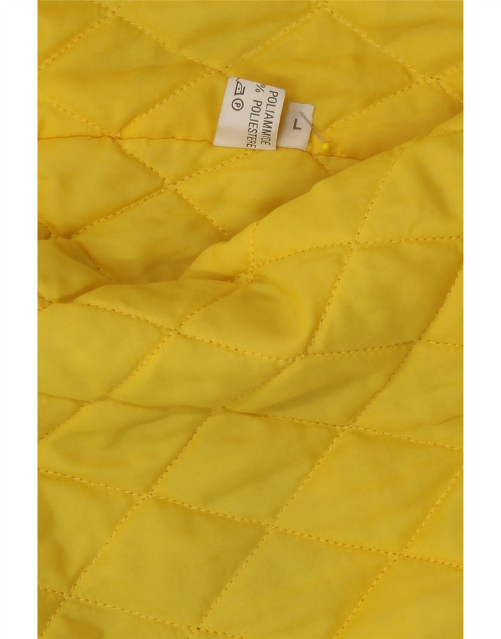 Vintage muška podstavljena bomber jakna UK 40 veliki crni poliamid