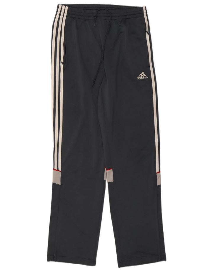 ADIDAS Mens Tracksuit Trousers UK 38/40 Medium  Grey Colourblock Polyester