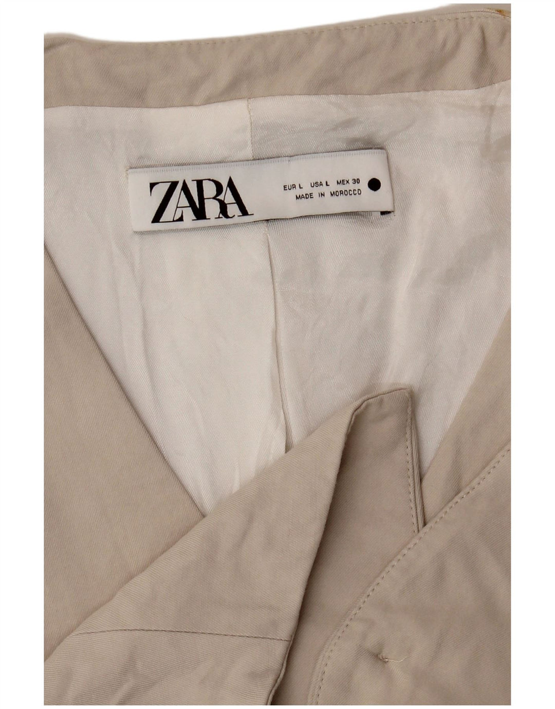 Zara ženski prsluk UK 14 Large Beige