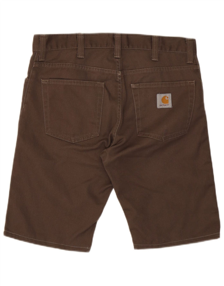Carhartt muške ležerne kratke hlače W32 srednje smeđi poliester