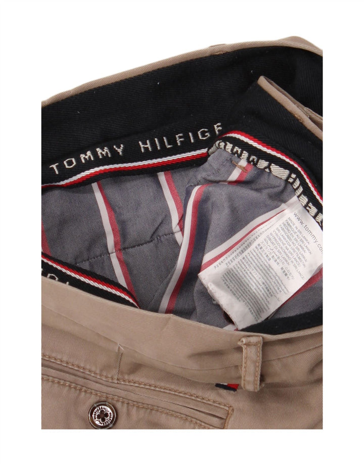TOMMY HILFIGER Muške uske chino hlače W34 L33 Bež pamuk