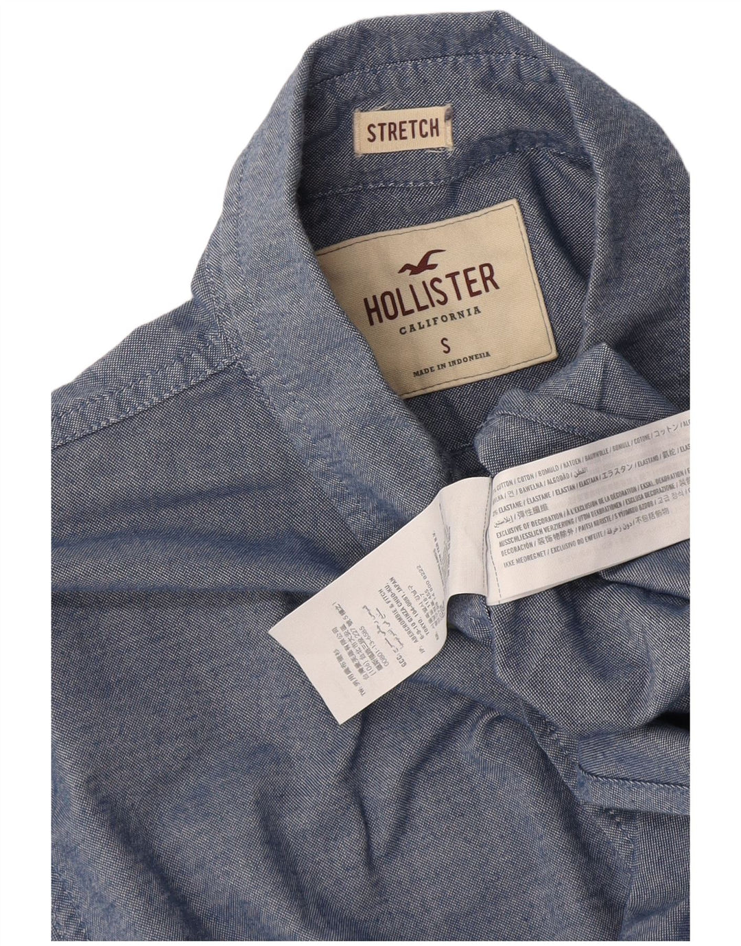 Hollister muška majica mala plava pamučna