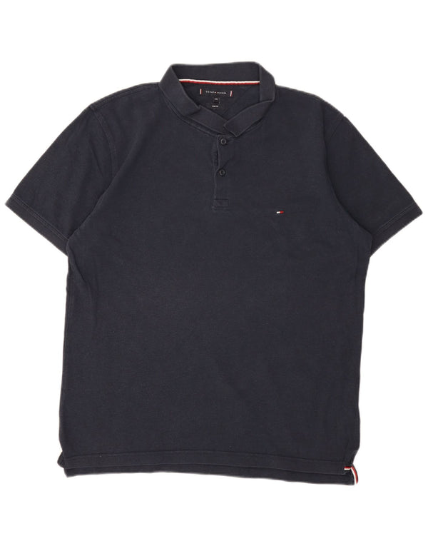 TOMMY HILFIGER Muška uska polo majica 2XL tamnoplavi pamuk