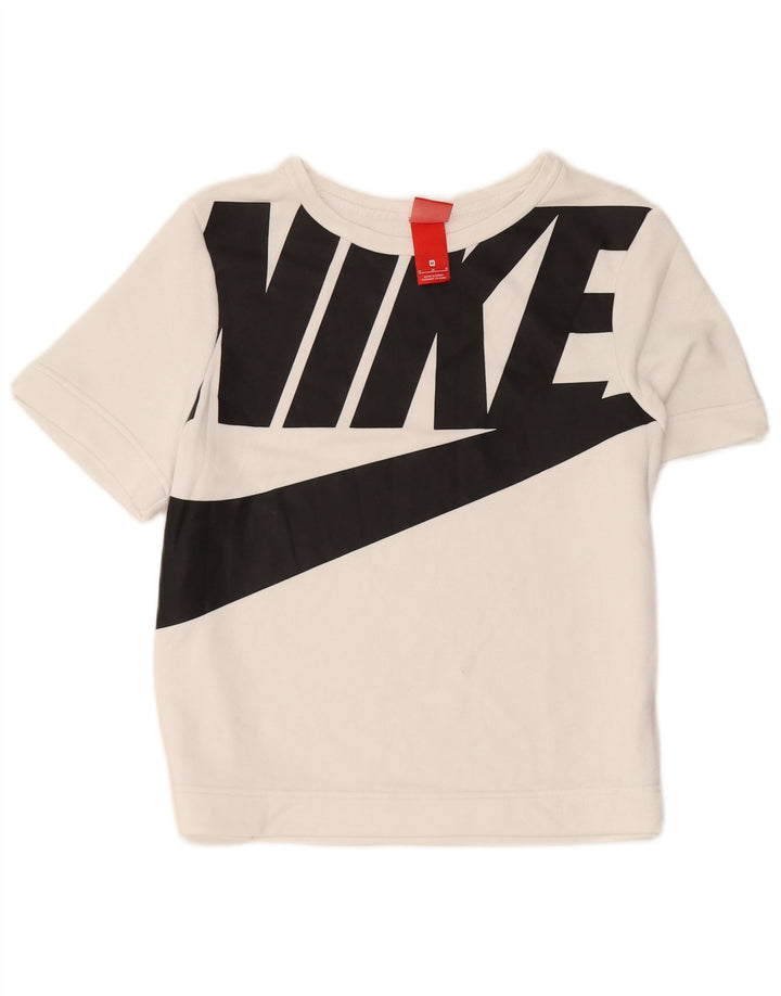 Ženska majica kratkih rukava Nike Graphic UK 14 Srednje bijela