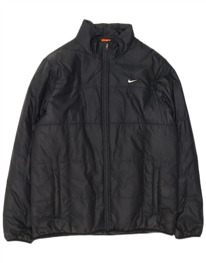 Nike muška podstavljena jakna UK 40 veliki crni poliester