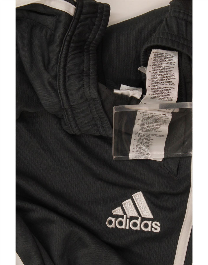 Adidas muške trenirke male sive poliesterske hlače