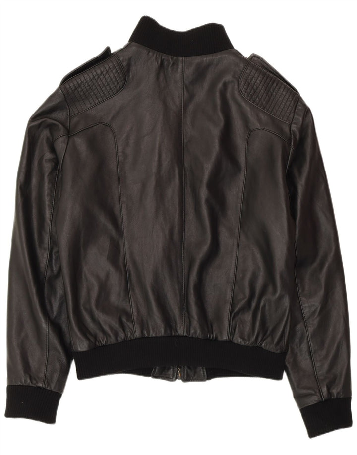 MIRA FURS Muška vojna kožna jakna IT 52 XL crna koža