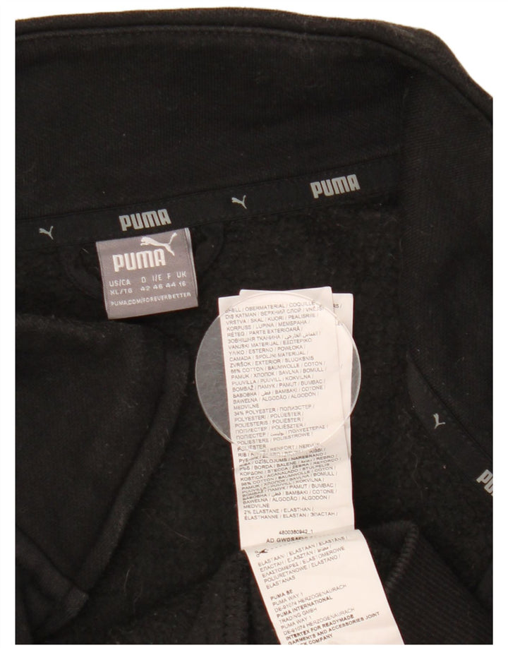 Puma ženska gornja jakna trenirke UK 16 Large Black Cotton