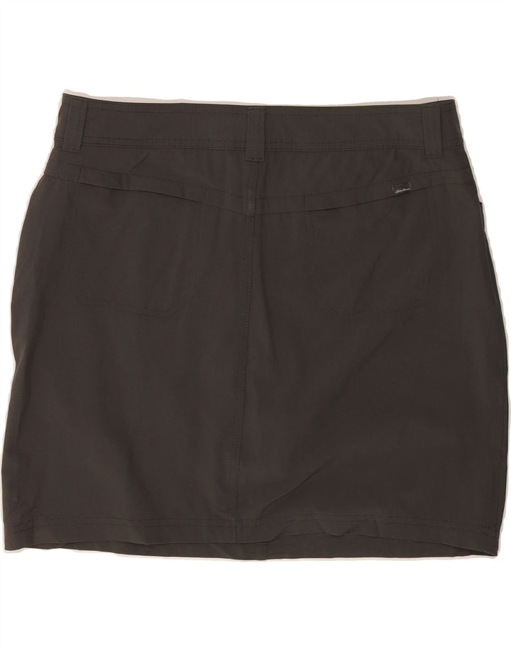 EDDIE BAUER Womens Mini Skirt US 10 Large W34  Grey Polyester Vintage Eddie Bauer and Second-Hand Eddie Bauer from Messina Hembry 