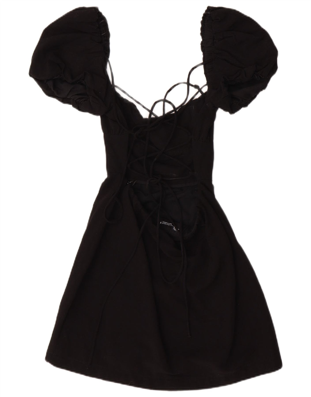 ZARA Womens A-Line Dress UK 12 Medium Black