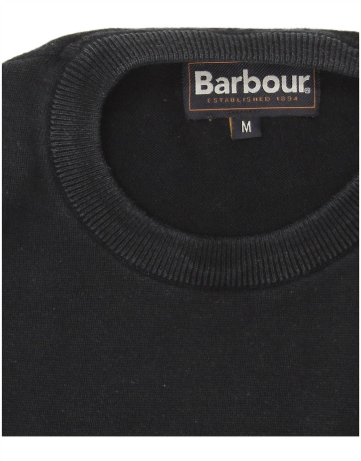 Barbour muški džemper s okruglim izrezom, srednje tamnoplavi pamuk