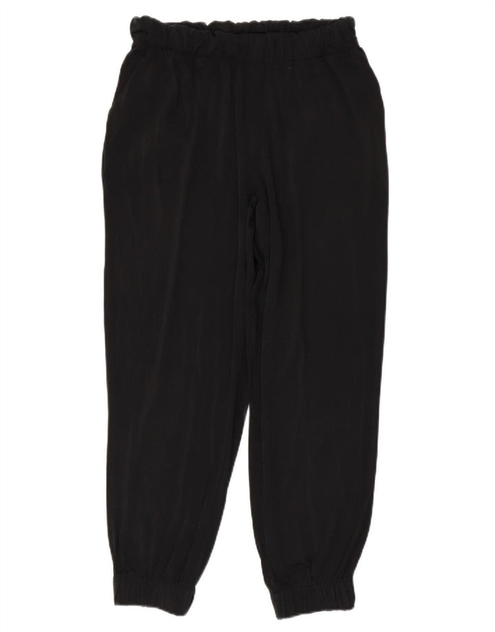 ZARA Ženska trenirka Hlače Joggers UK 12 srednje crna