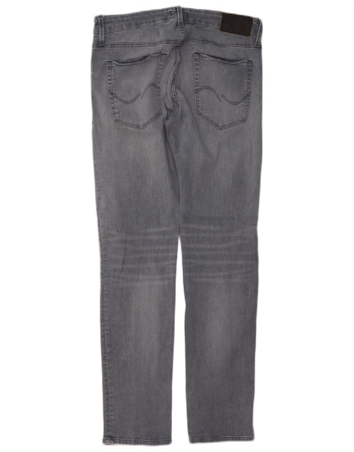 Jack & Jones Muške uske traperice W32 L30 Sivi pamuk