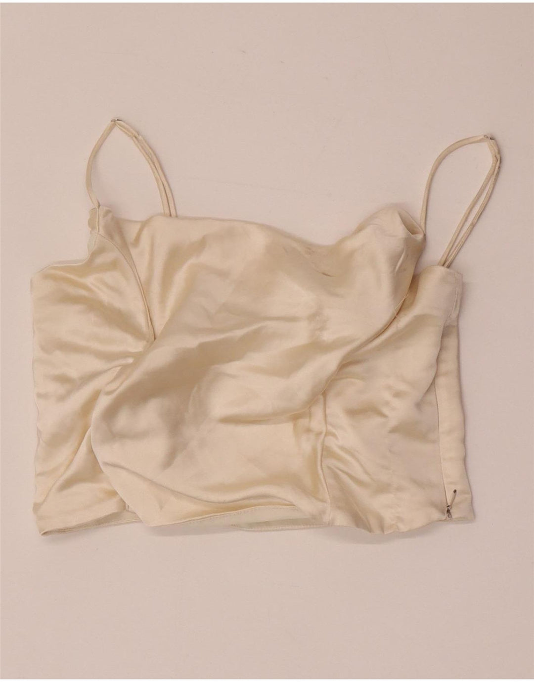 Zara ženski kratki Cami Top UK 14 Large Off White