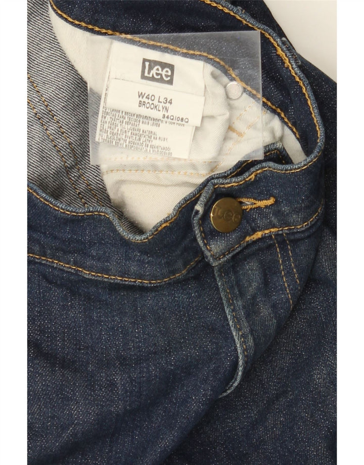 LEE Brooklyn muške traper kratke hlače W40 XL tamnoplavi pamuk