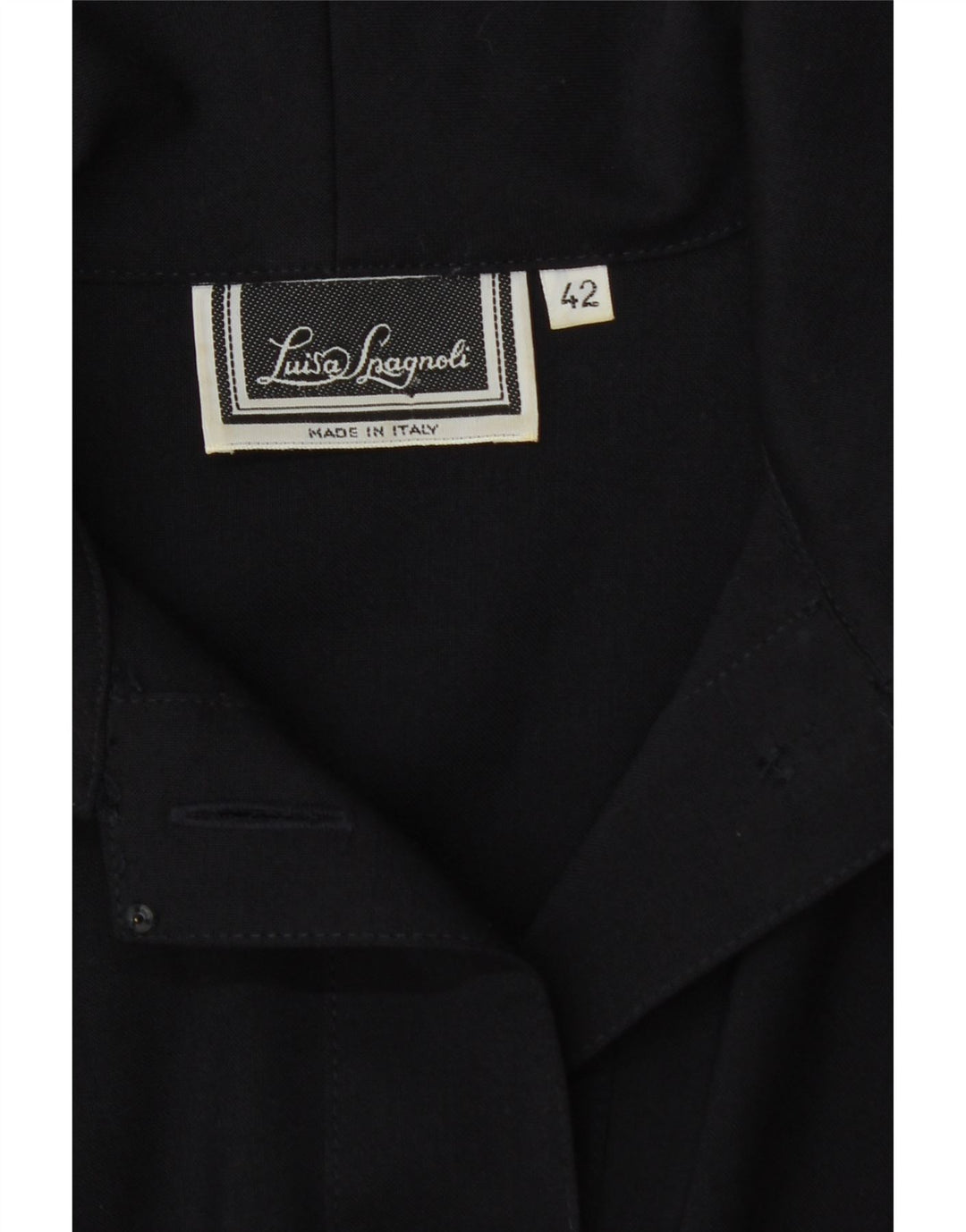 LUISA SPAGNOLI Womens Oversized Shirt Dress IT 42 Medium Navy Blue Vintage Luisa Spagnoli and Second-Hand Luisa Spagnoli from Messina Hembry 