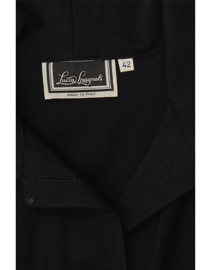 LUISA SPAGNOLI Womens Oversized Shirt Dress IT 42 Medium Navy Blue Vintage Luisa Spagnoli and Second-Hand Luisa Spagnoli from Messina Hembry 