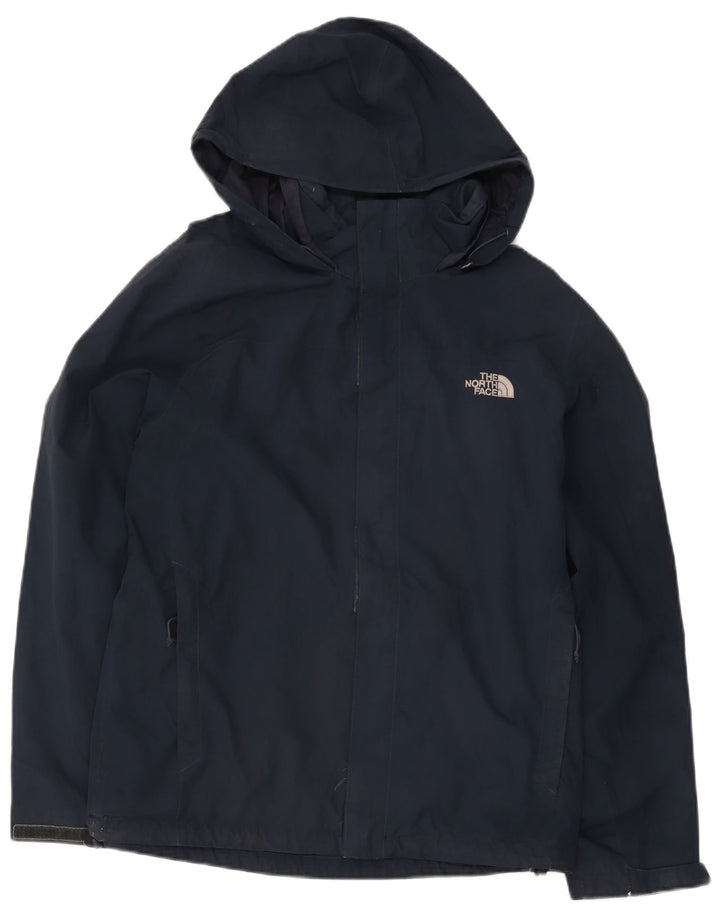 The North Face muška kišna jakna s kapuljačom UK 40 veliki tamnoplavi poliester
