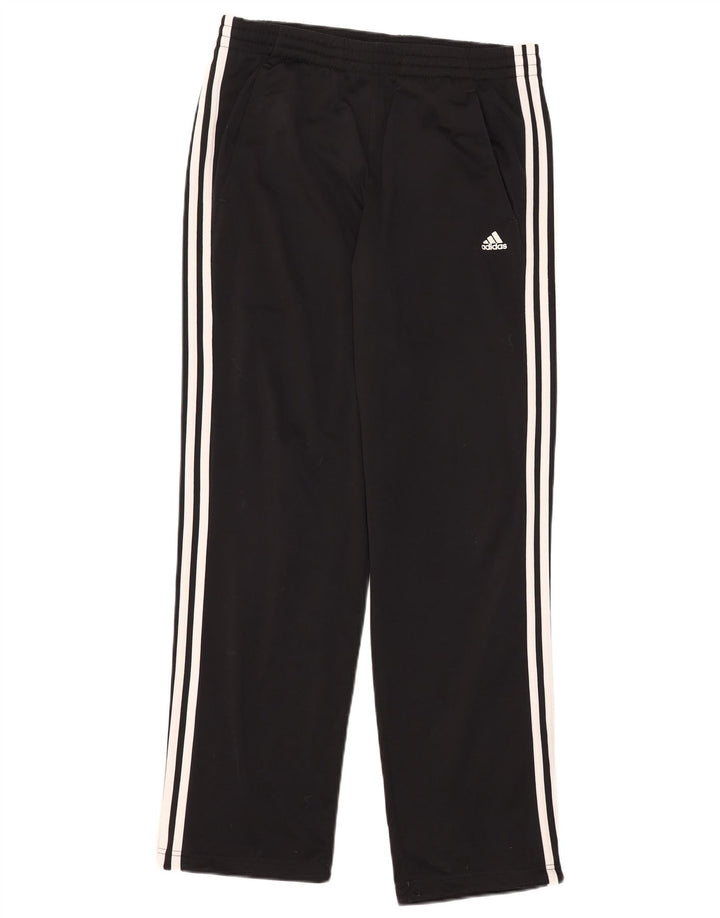Adidas muške trenirke srednje crne poliesterske hlače