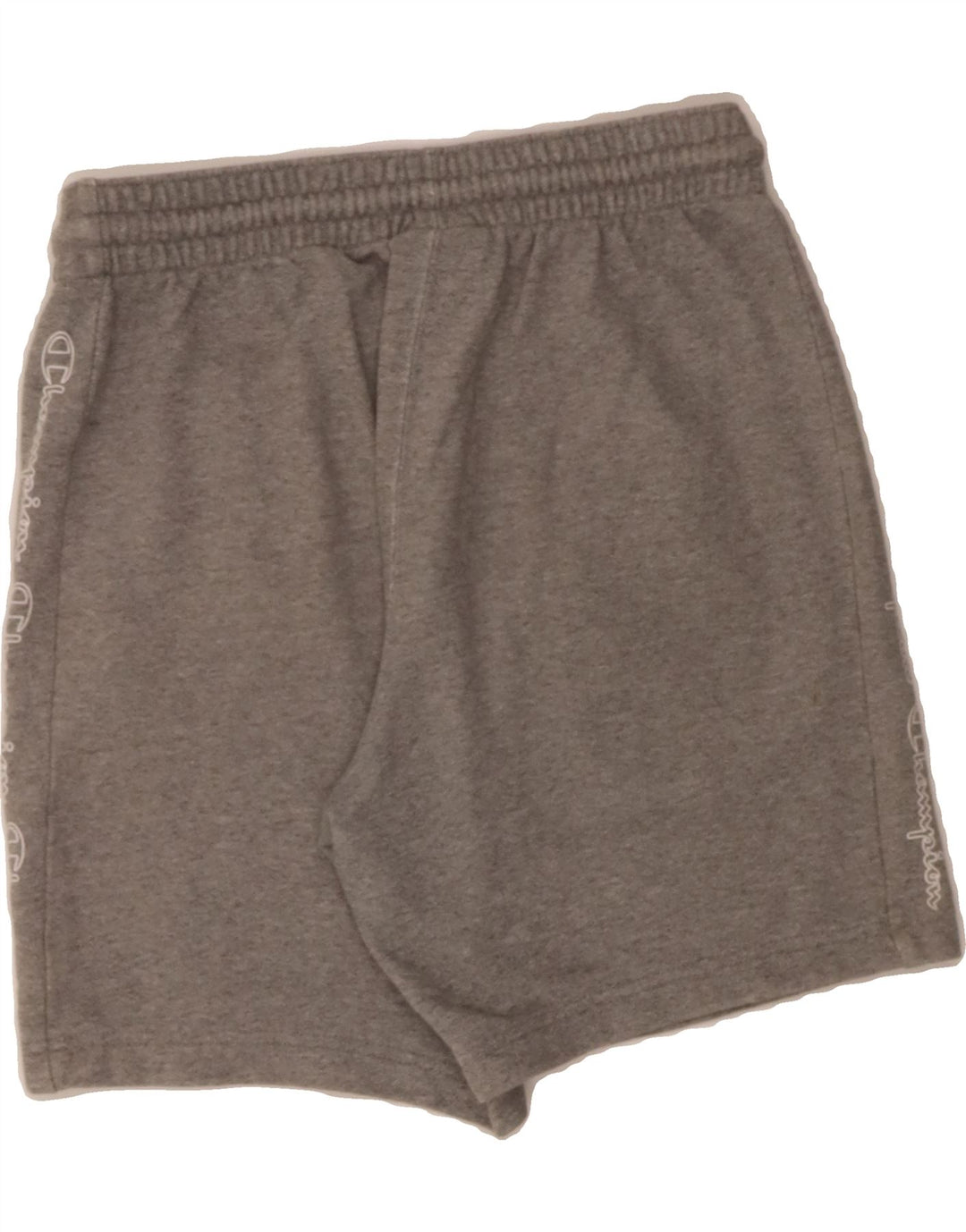 CHAMPION Mens Graphic Sport Shorts Small Grey Cotton Vintage Champion and Second-Hand Champion from Messina Hembry 