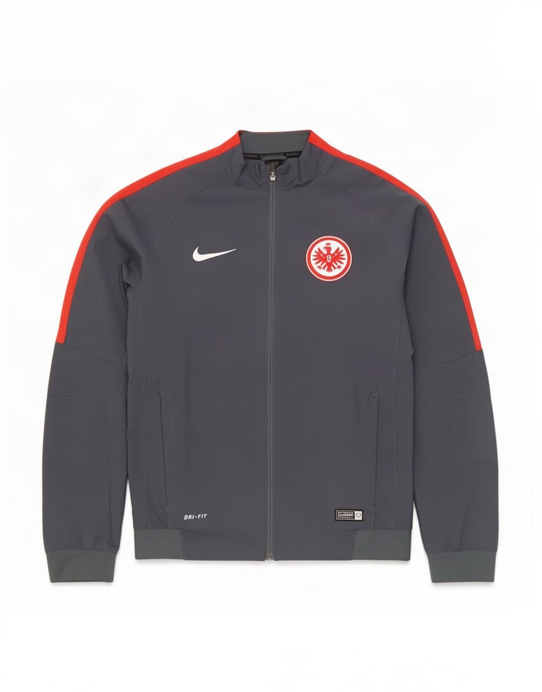 Nike Mens Eintracht Frankfurt Gornja jakna trenirke srednje sive boje