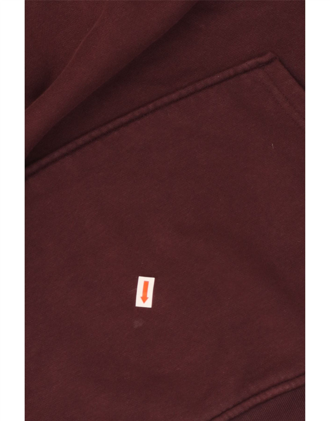 ADIDAS Ženska prevelika majica s kapuljačom UK 10 Small Burgundy Pamuk