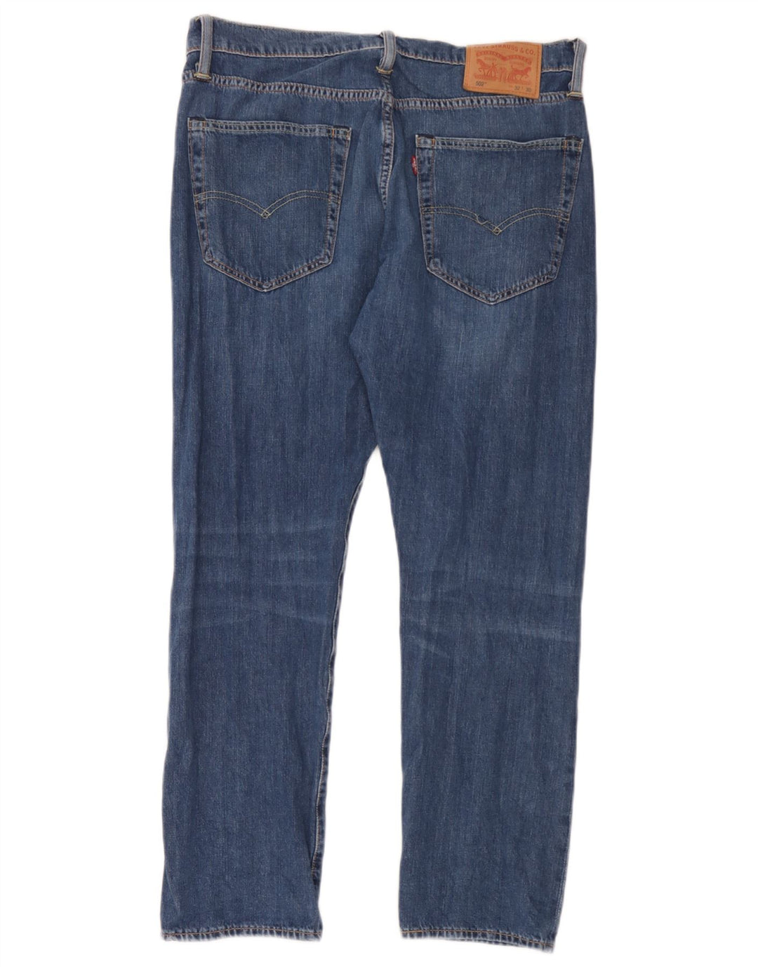 Levi's muške 502 sužene traperice W32 L30 plavi pamuk