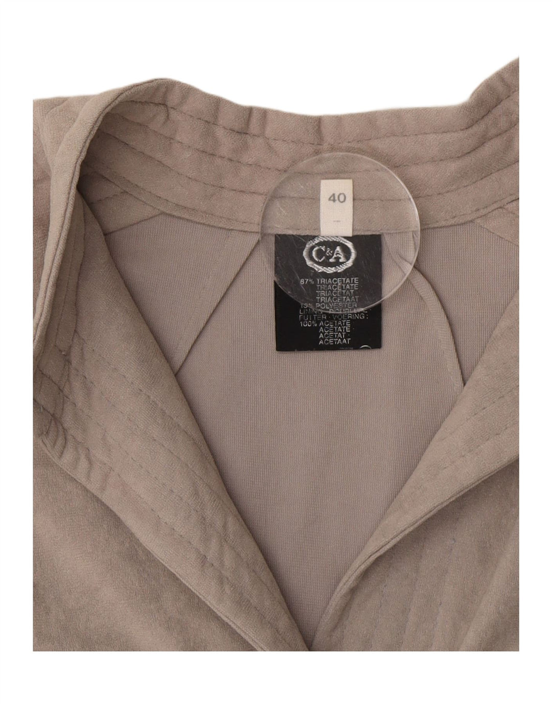 C&A Womens Maxi Dress EU 40 Medium Grey Triacetate Vintage C&A and Second-Hand C&A from Messina Hembry 