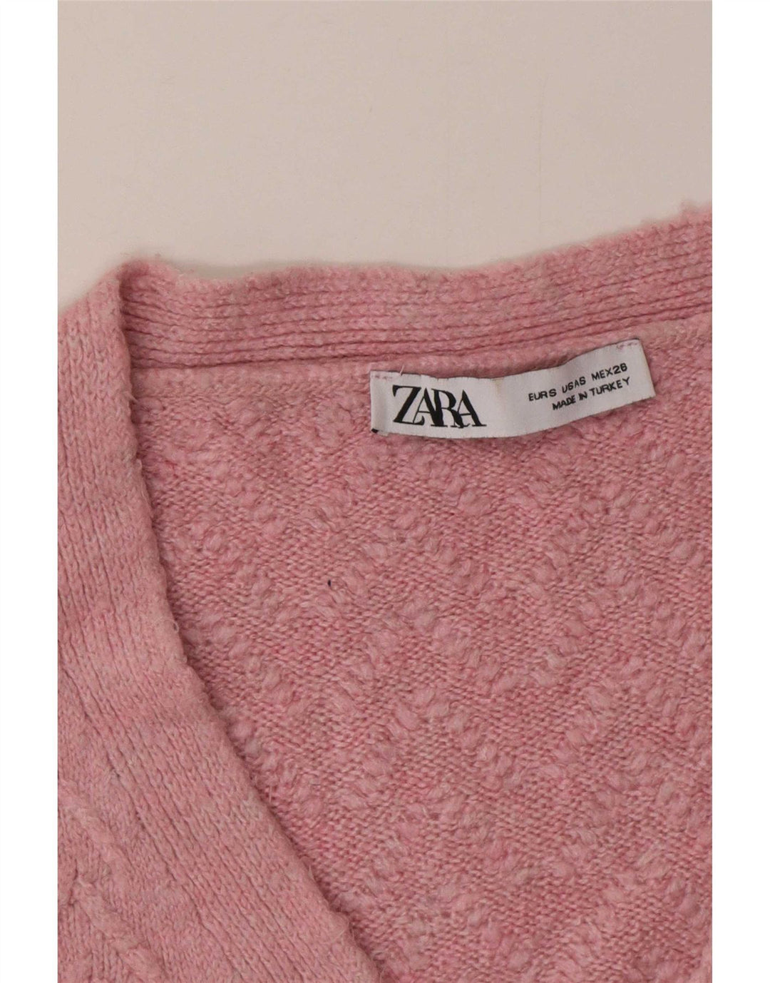 Preveliki ženski kardigan pulover Zara UK 10 Small Pink