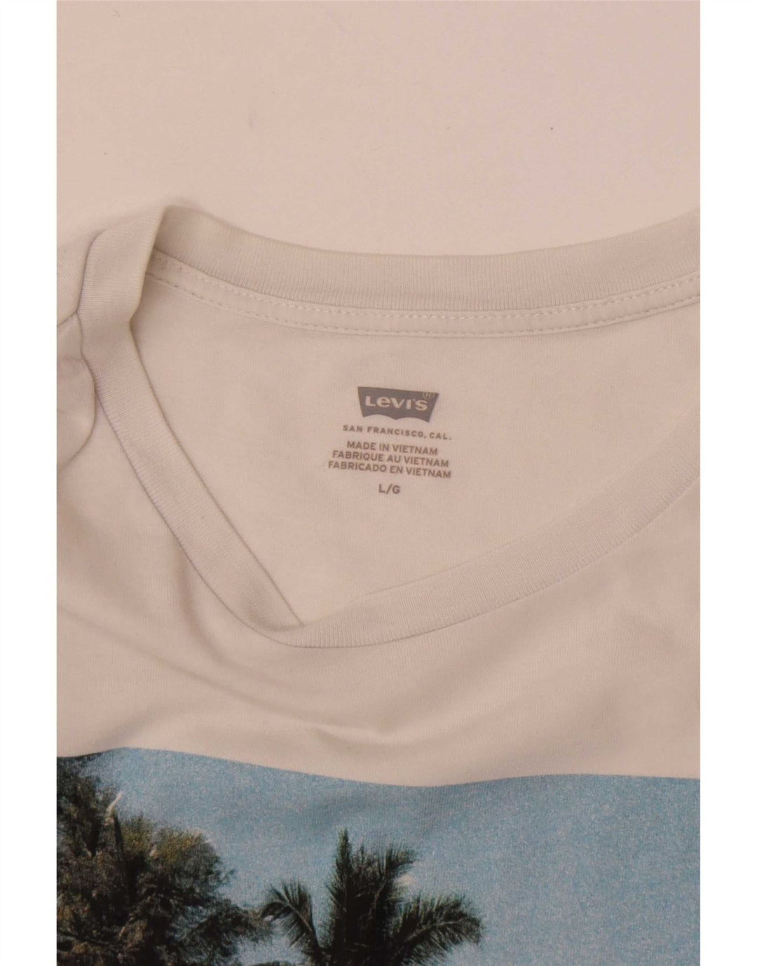 Levi's muška velika bijela majica s grafičkim motivima