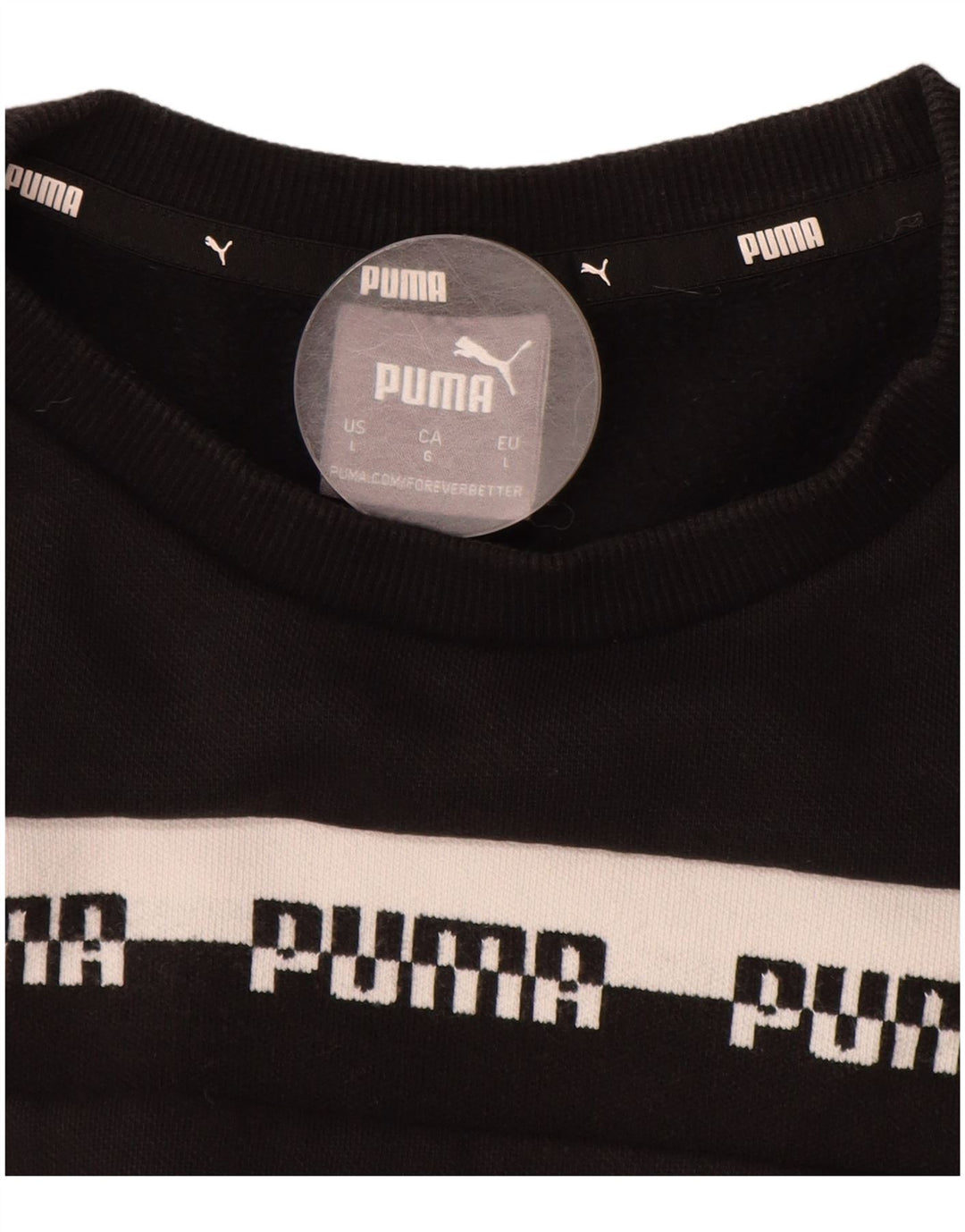 PUMA muška majica s grafičkim motivima, veliki crni pamuk