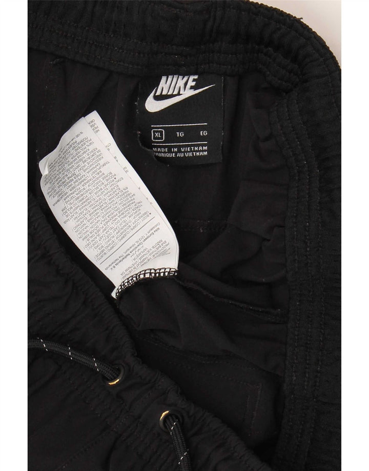 Nike muške kargo trenirke XL crne najlonske hlače