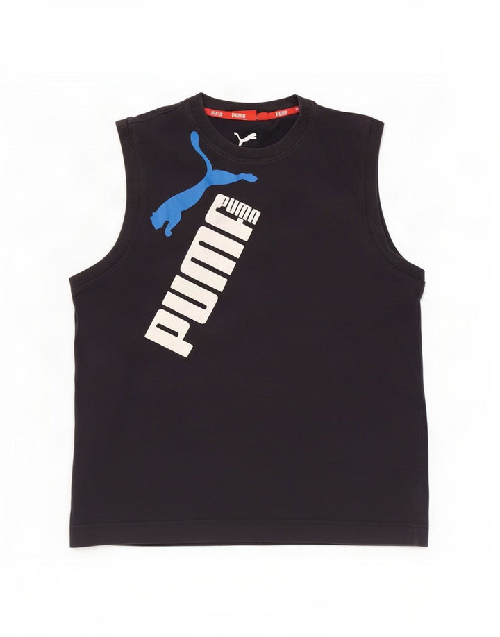 Puma muški gornji dio prsluka s grafičkim motivima, veliki tamnoplavi