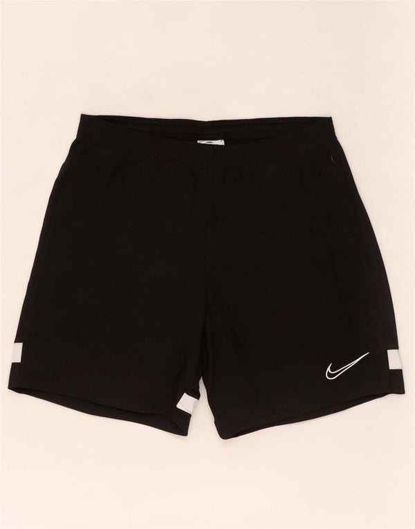 Nike muške Dri Fit sportske kratke hlače velike crne boje od poliestera